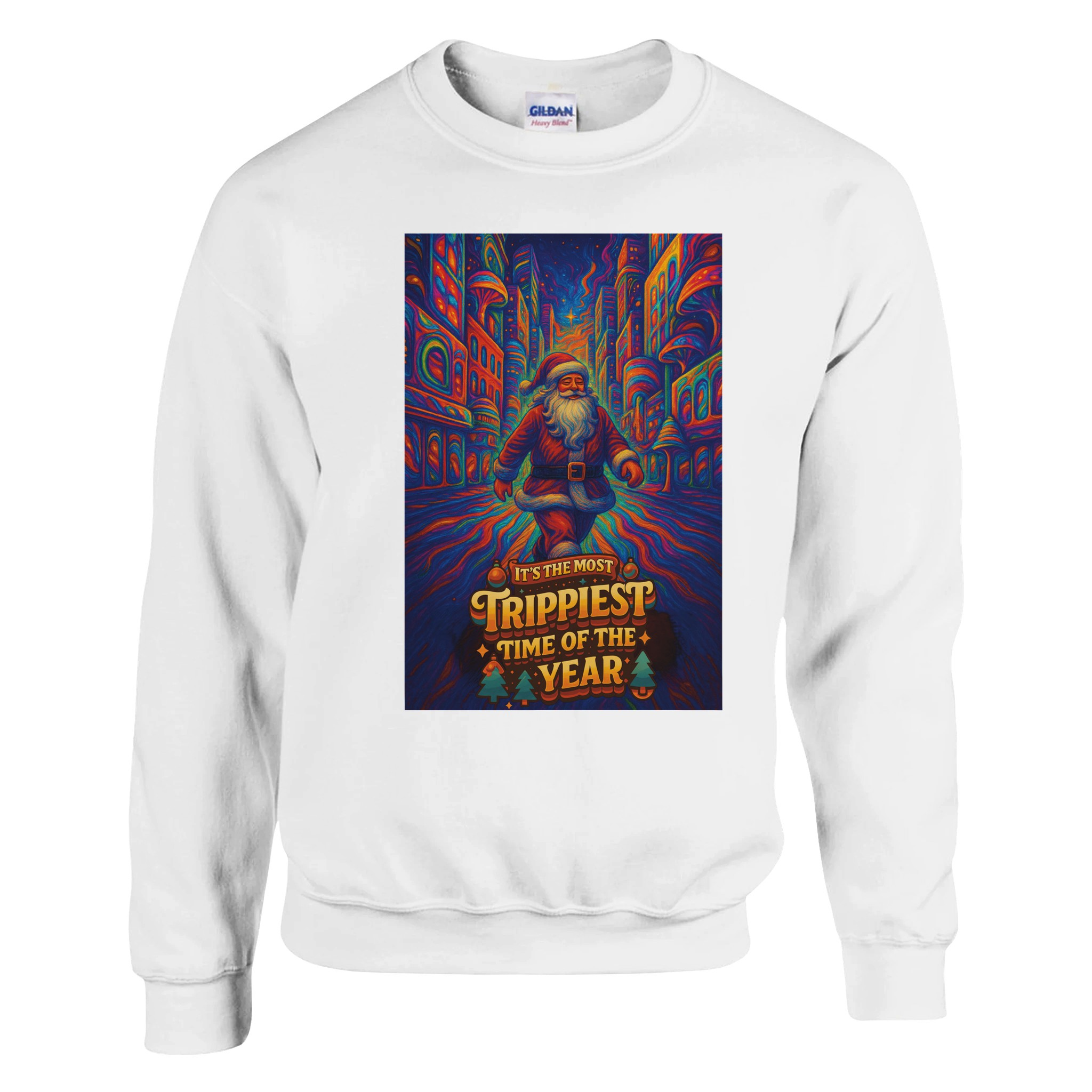 Psychedelic Santa Sweatshirt