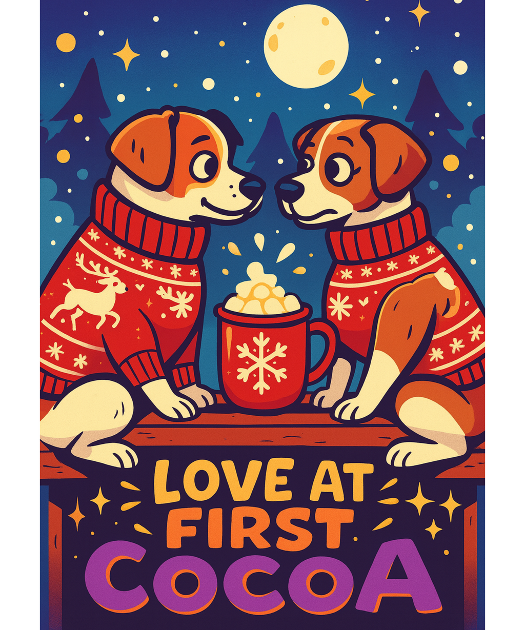 Love at First Cocoa Cute Sweatshirt