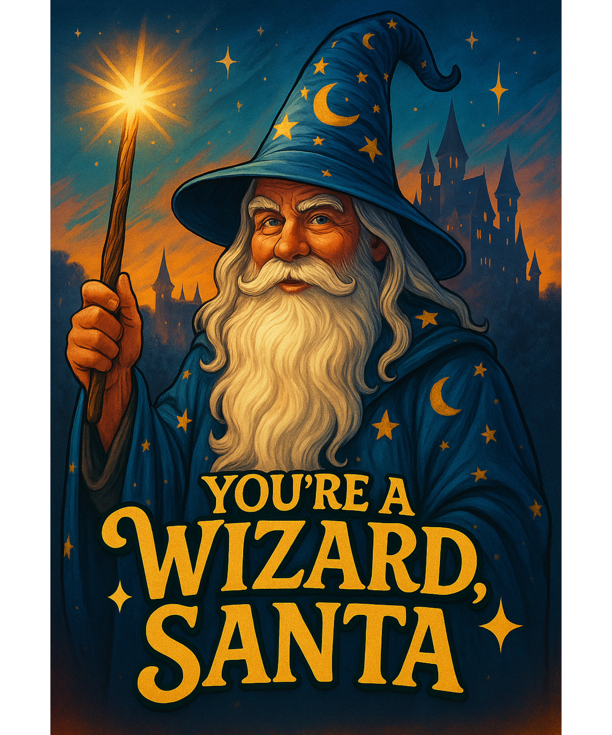 You're A Wizard, Santa Shirt