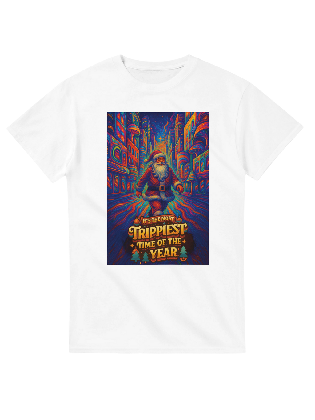 Psychedelic Santa "Trippiest Time of the Year" Shirt