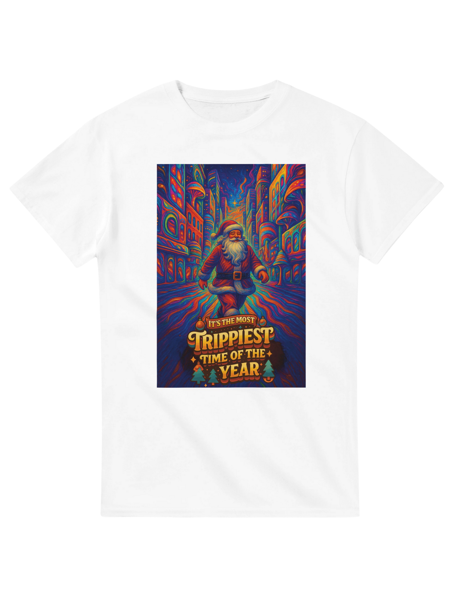 Psychedelic Santa "Trippiest Time of the Year" Shirt