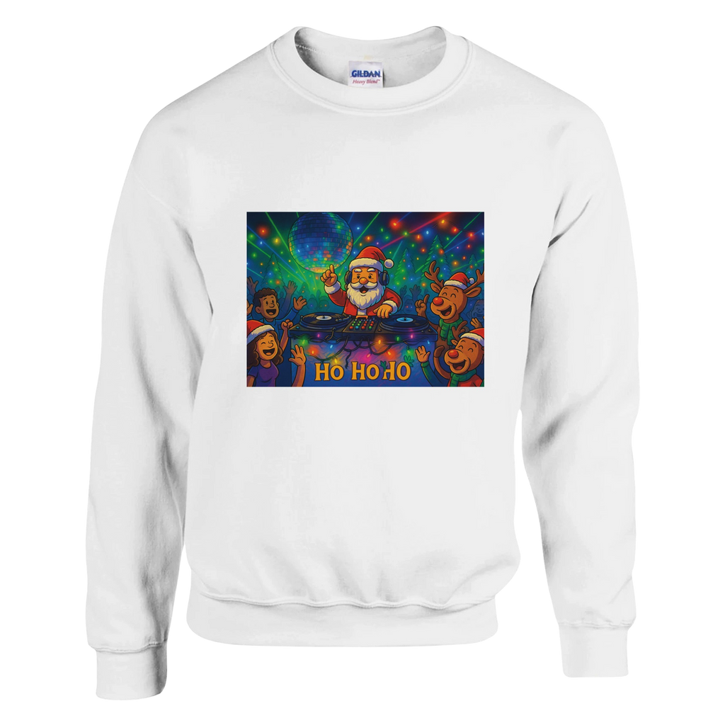 Holly Jolly Party Santa Sweatshirt