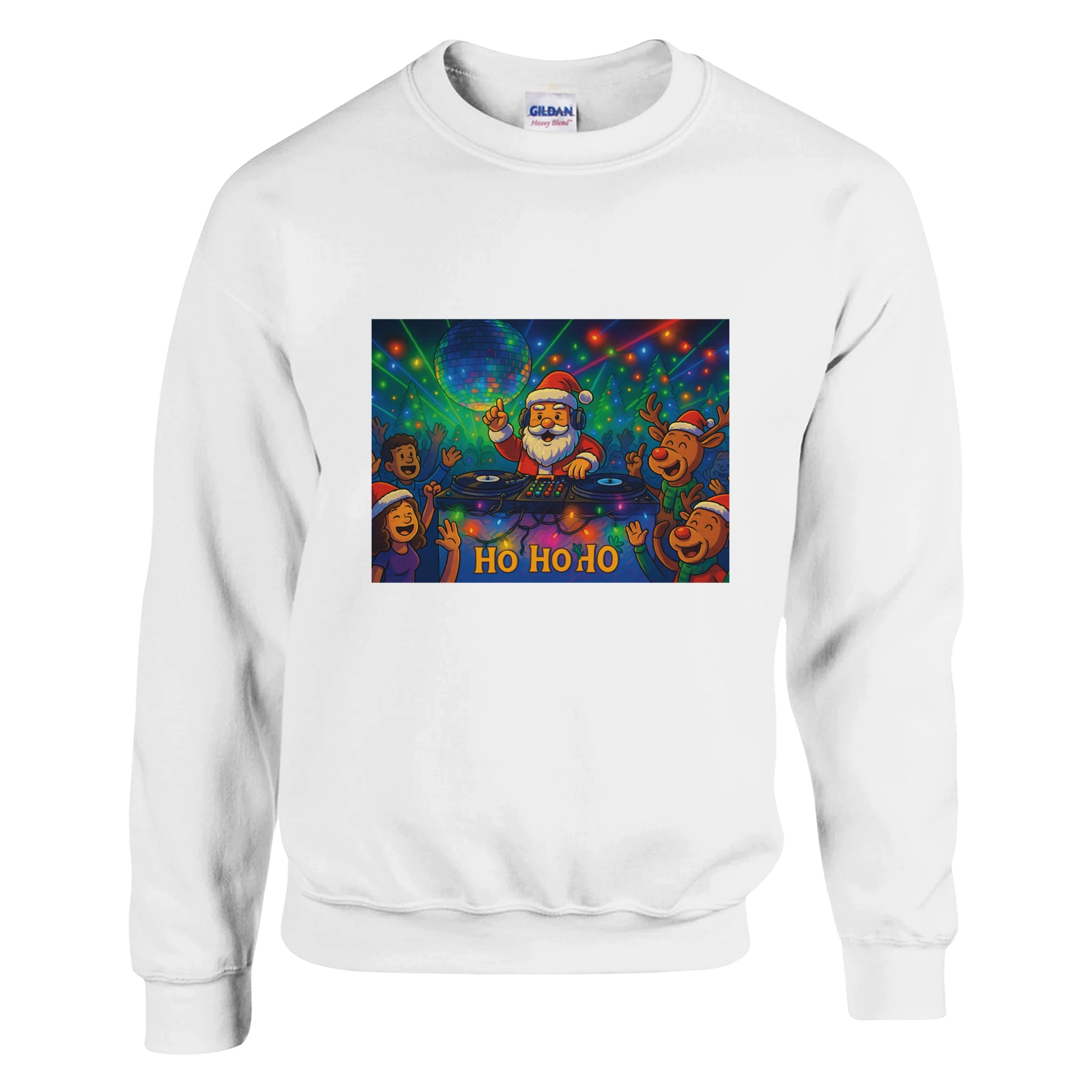Holly Jolly Party Santa Sweatshirt