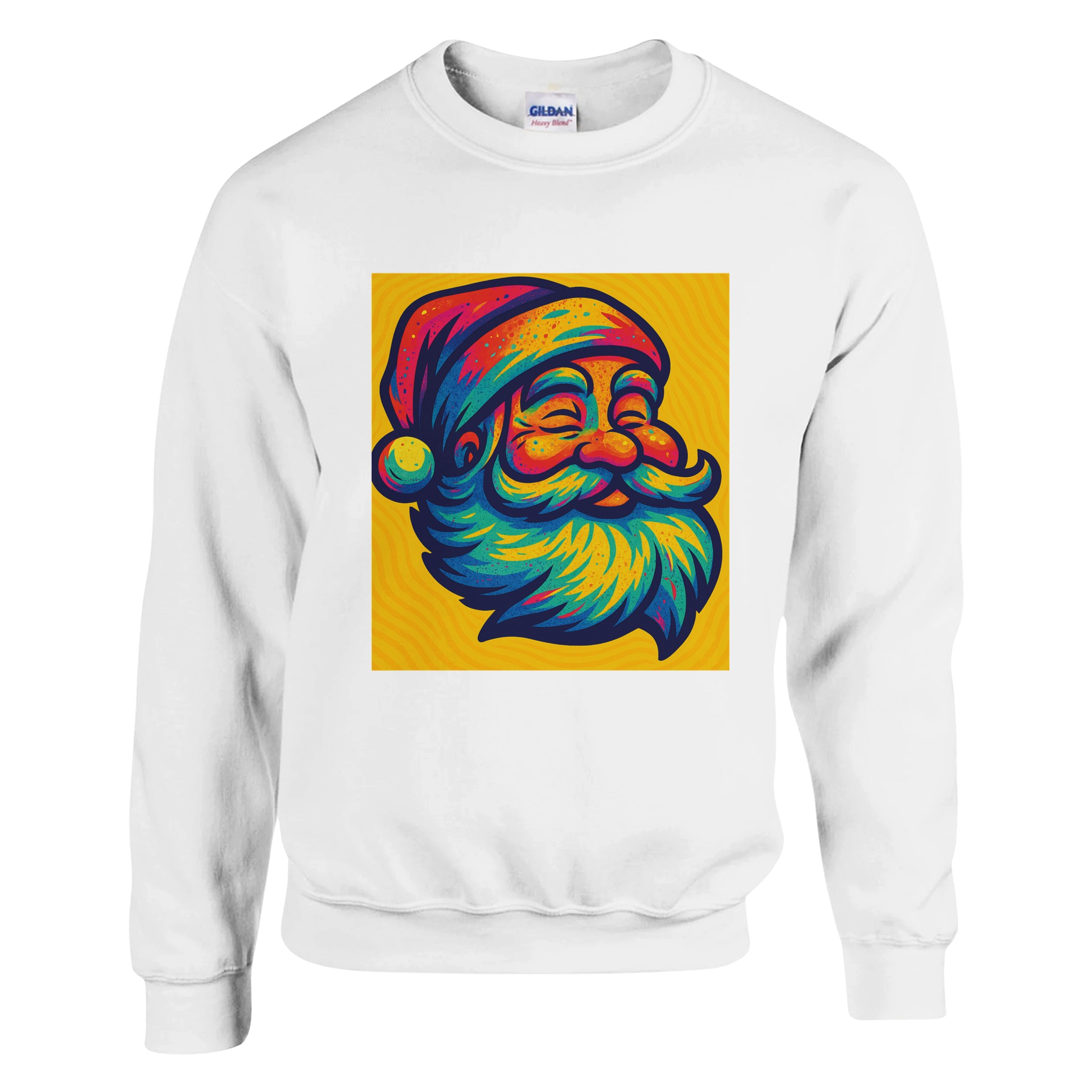 Colorful Gradient Santa Sweatshirt