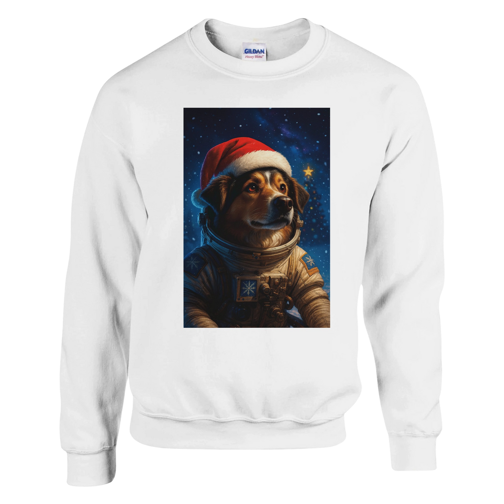 Christmas Space Dog Sweatshirt
