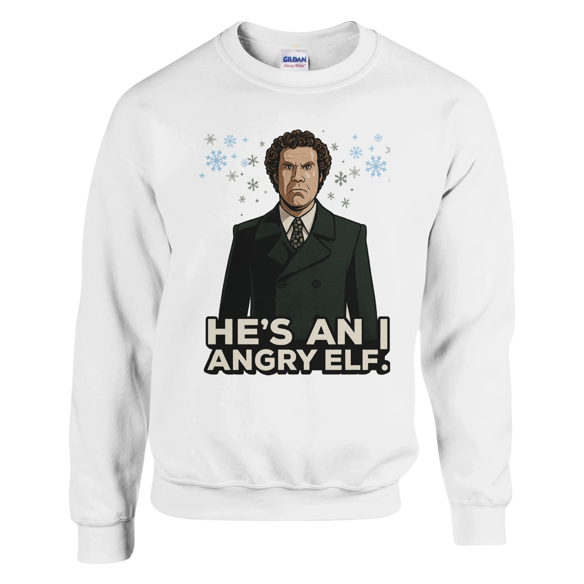 He's An Angry Elf Sweatshirt