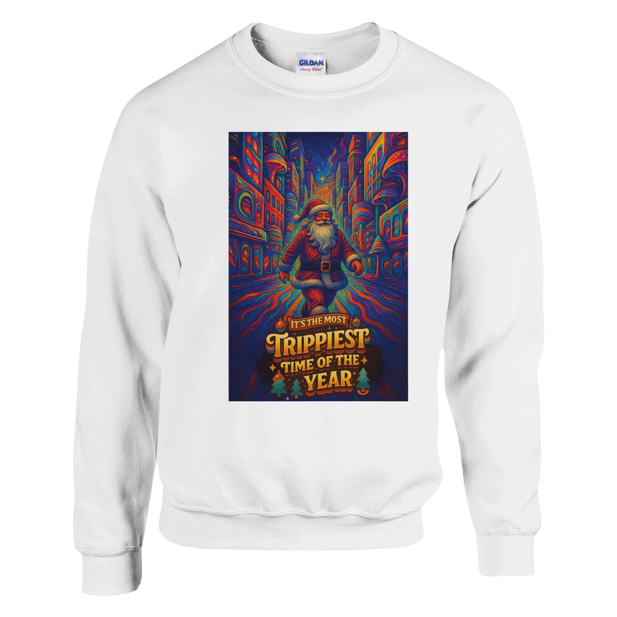 Psychedelic Santa Sweatshirt