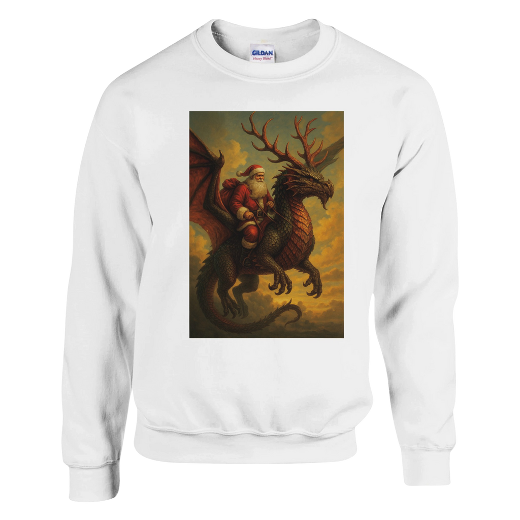Epic Santa Adventure on Dragon Unisex Sweatshirt