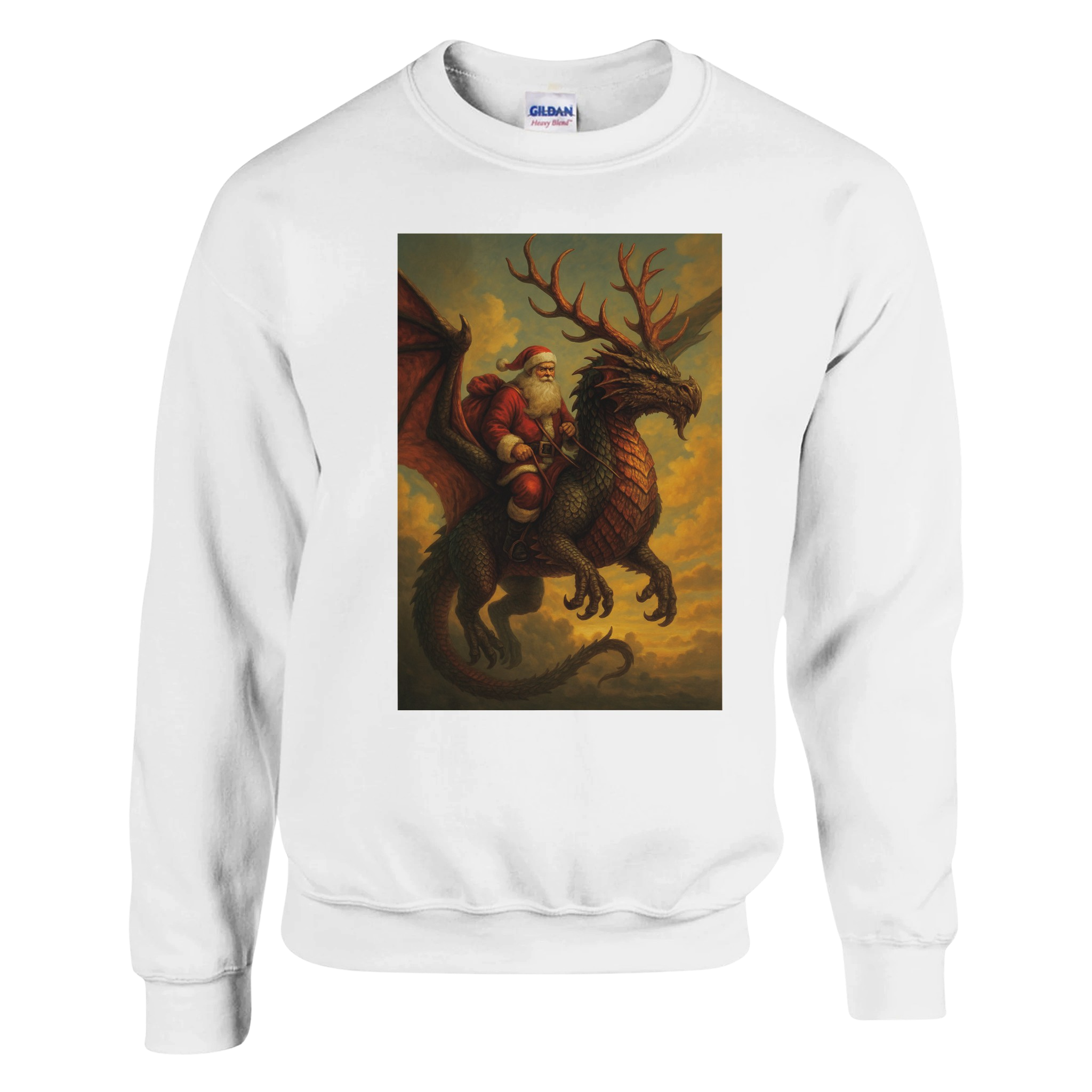Epic Santa Adventure on Dragon Unisex Sweatshirt