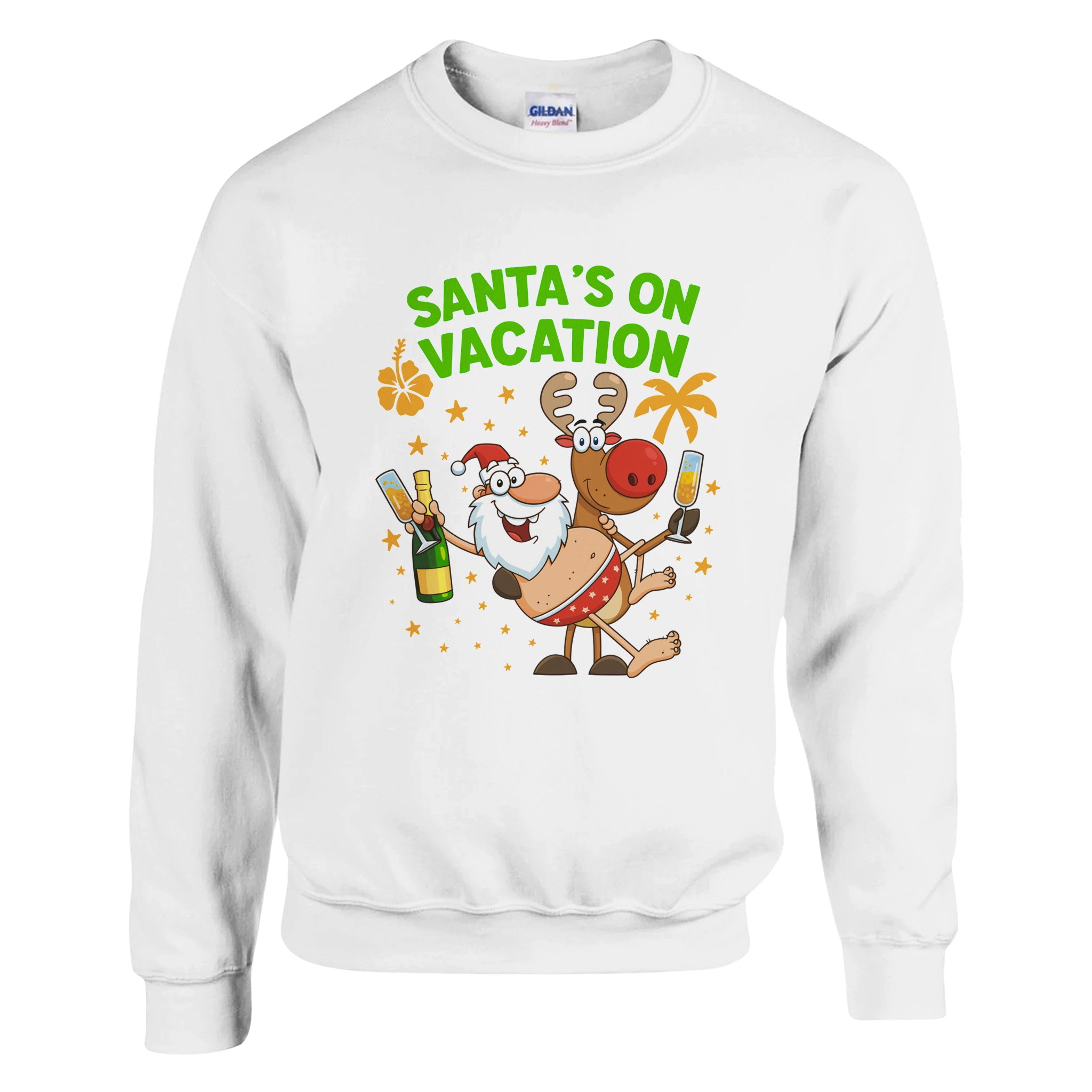 Santa's On Vacation Sweatshirt