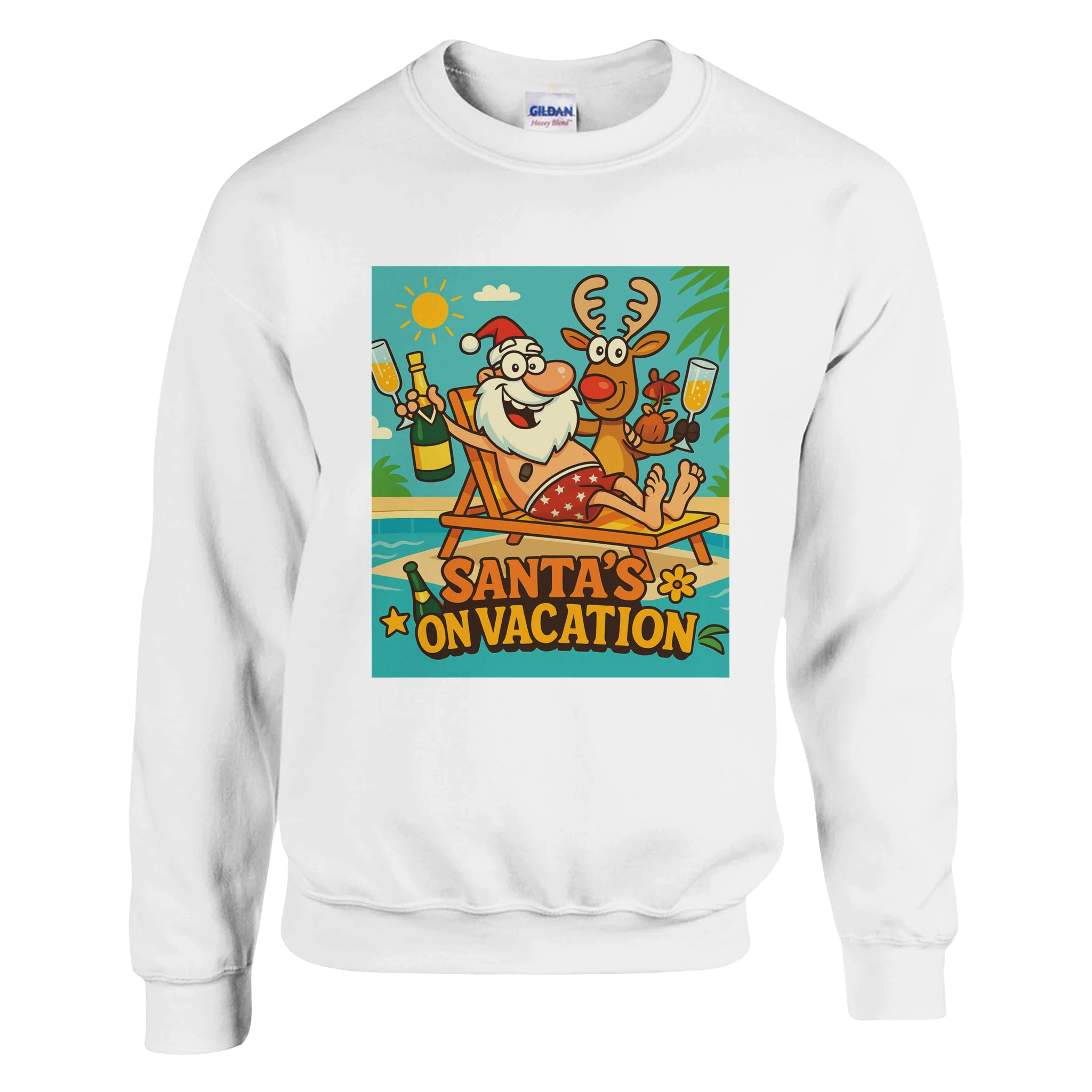 Santa's On Vacation! Sweatshirt